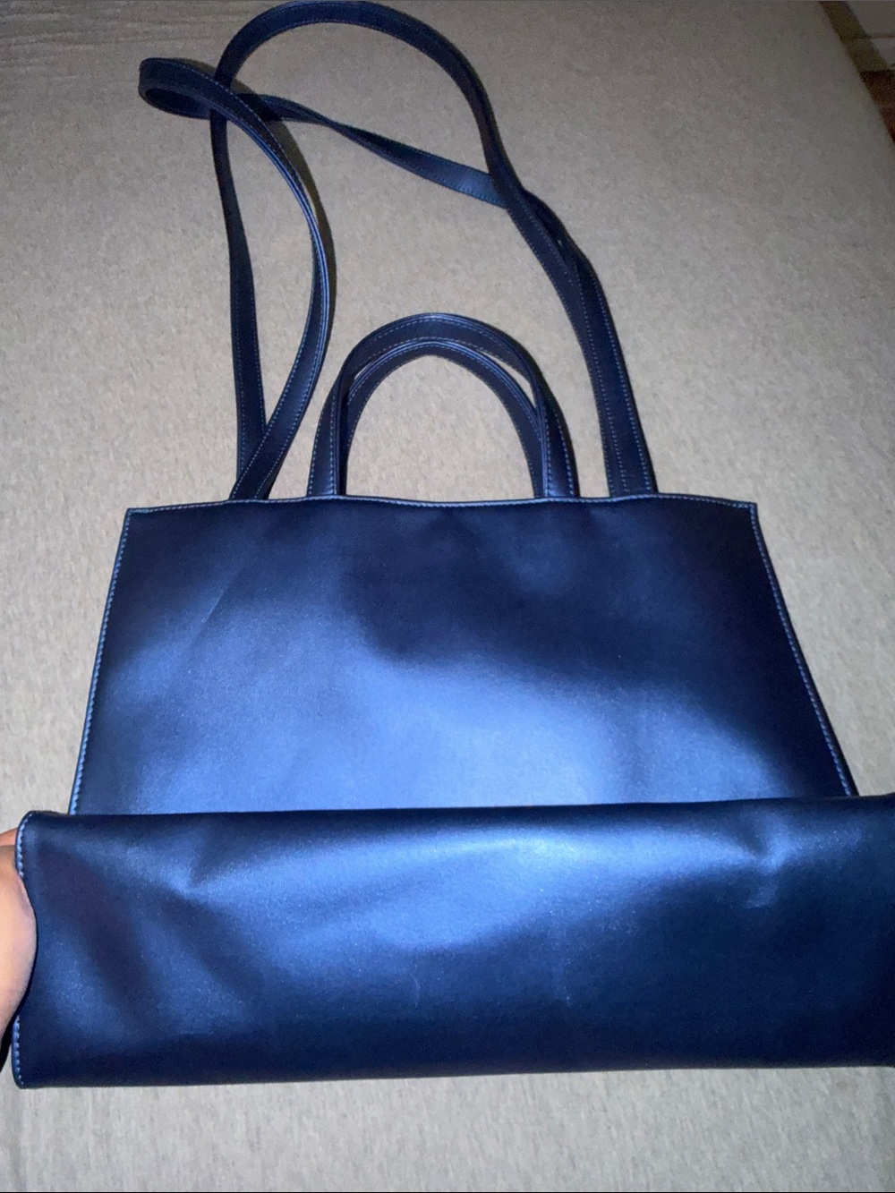 TELFAR- Medium Size Cobalt Blue bag - Picture 6 of 10